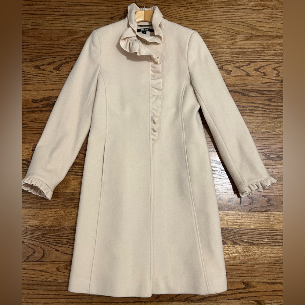 DKNY Cream Winter Coat